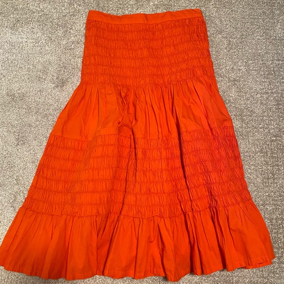 Anthropologie Maeve Under the Sun Smocked skirt - Picture 4 of 5